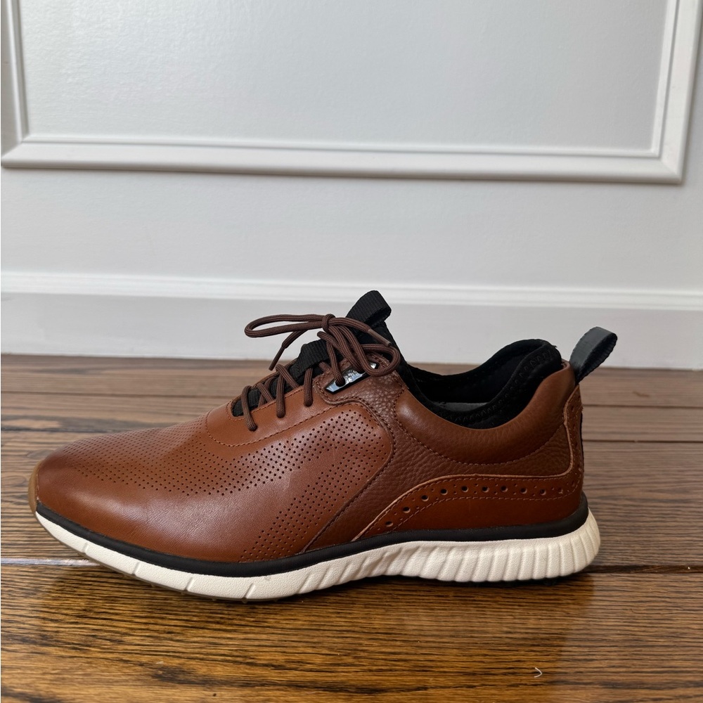 Johnston & Murphy Men’s Golf XC4 Brown Leather Shoes